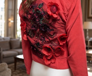 Crimson Poppy Nocturne back detail