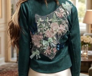 Emerald Secret Garden jacket back